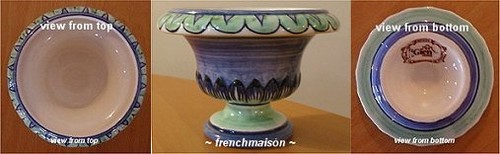 Gien hand painted pottery - gien,