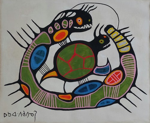 Peinture huile abstraite - à,