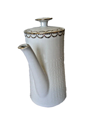 Cafetiere vintage porcelaine - cafetiere,