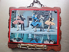 Accroche Clés / Torchons avec image " danseurs " VINTAGE