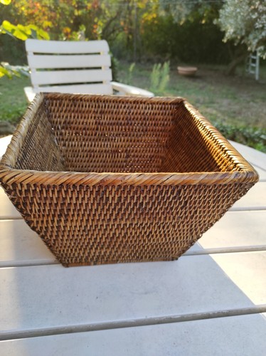 Panier carré ancien - panier, xxème