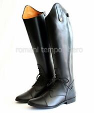 Bottes D'Équitation En Cuir Avec Fermeture Éclair Arrière