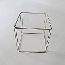 1 table en métal et verre