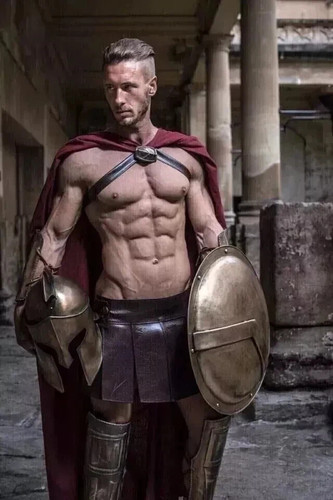 Costume spartiate 300 sca - spartiate, larp