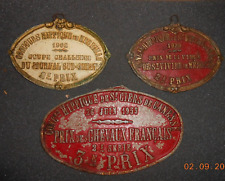 PLAQUE   CONCOURS HIPPIQUE chevaux équitation  vintage déco loft