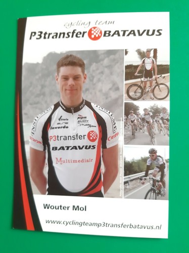 Cyclisme carte cycliste wouter - cyclisme,