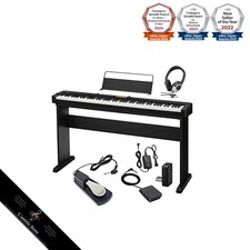 Ensemble support de casque de piano numérique CASIO CDP-S300 et pédale d'amor...