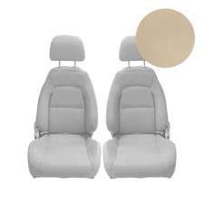 Sellerie sièges avant cuir beige compatible Mazda MX5 NA 1989-1997- CA0304CUIR08