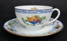 Sublime TASSE A THE + SOUCOUPE porcelaine HAVILAND LIMOGES modèle RENAISSANCE /2