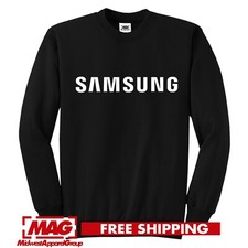 SAMSUNG BLACK CREWNECK Logo