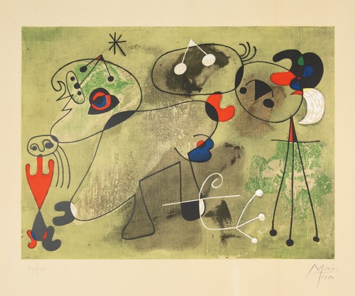 Joan miro lithographie - joan,