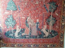 Tapisserie d'Halluin "Dame à