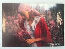 Carte Postale   DAVID  HAMILTON   Postcard  Femme Woman Foulard  Fleurs