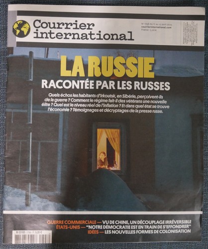 Revue courrier international - courrier,