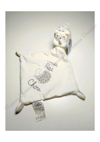 Doudou plat hérisson - doudou,