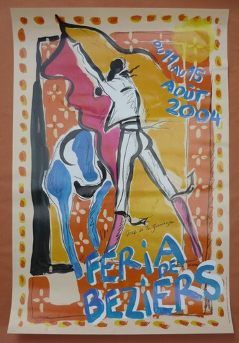 Affiche feria beziers 2004 - affiche,