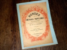 recueil illustré complaintes ballades légendes de Noël piano chant 1900 Verrimst