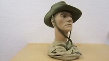 ARMEE FRANCAISE INDOCHINE TAP TETE MANNEQUIN + CHAPEAU DE BROUSSE + CHECHE