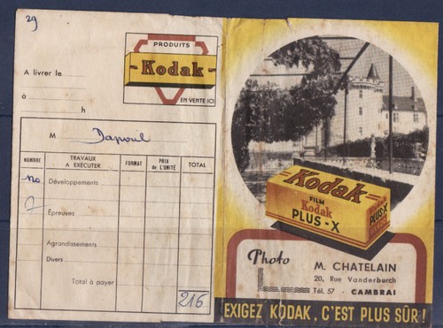 Kodak ancienne pochette - ancienne, pour