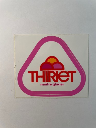 Autocollant glaces thiriet - glaces,