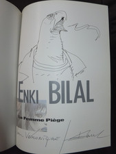 BD LA FEMME PIEGE / EDITION 1992 / AVEC DESSIN ET DEDICACE DE BILAL /