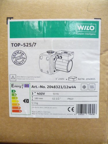 Pompe chaleur wilo top 25 - pompe,