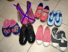 T32 chaussures filles (baskets, chaussons, bottines, boots, piscine)