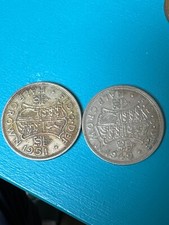 half crown 1951 et 1949 et