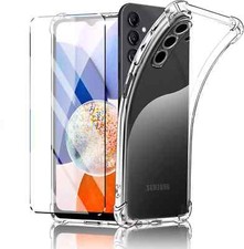 Coque Housse + Verre Trempé pour Samsung Galaxy A06 A07 A16 A17 A26 A36 A55 A56