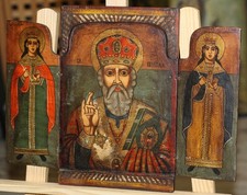 Icône tryptique de l'église