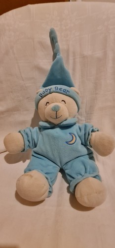 Doudou ours baby - doudou, bleu