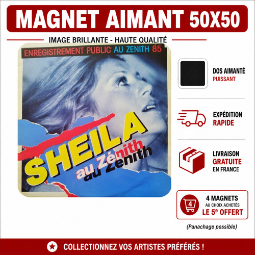 Magnet sheila zenith 5x5 - -,