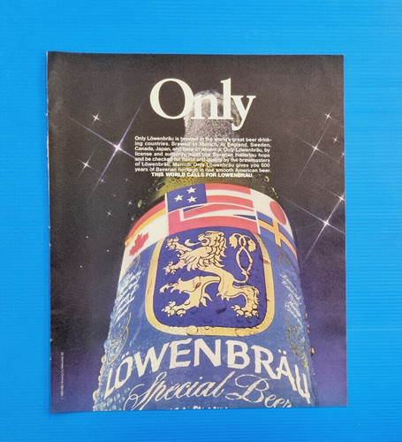 Lowenbrau bière publicité - lowenbrau,