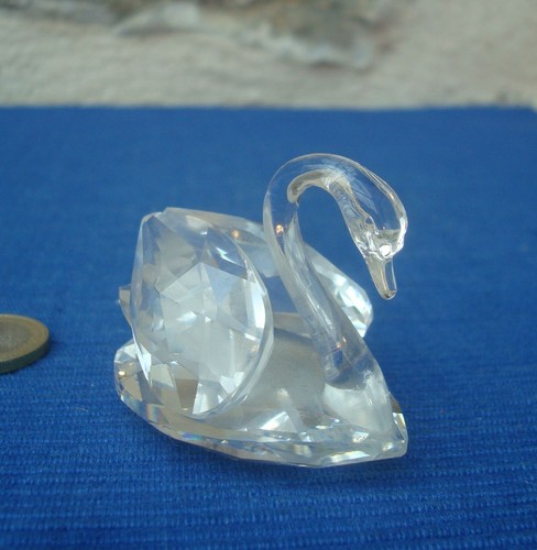 V51 figurine cygne - cygne, cristal