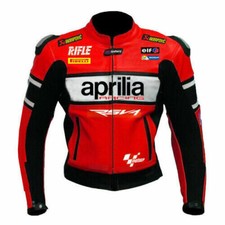 Aprilia Veste Motard en Cuir