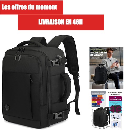 Sac dos cabine 40x30x20 cm - à,
