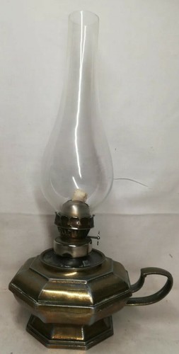 Lampe pétrole laiton h - pétrole, en