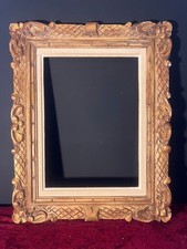 Cadre Montparnasse doré - 37x46 cm - Feuillure 24x33 cm = 4F   montage à clés