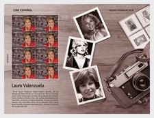 spain 2024 Spanish Cinema film LAURA VALENUELA Actress 1931 2023 model 8v FULL