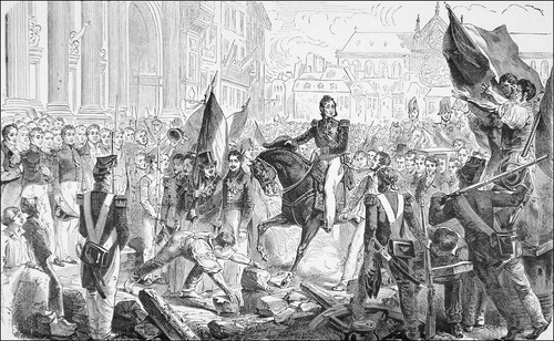 Arrivée roi louis philippe - arrivée, du