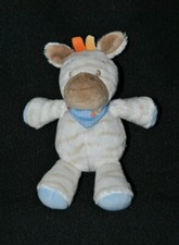 Peluche doudou cheval âne