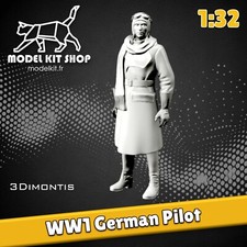 1:32 - Figurine WW1 Pilote