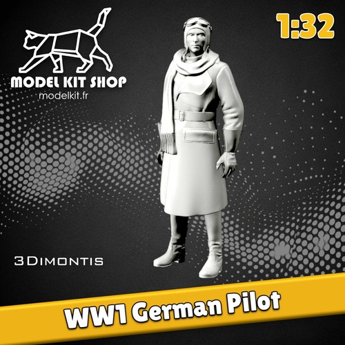 Figurine ww1 pilote - -,