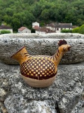 Pichet poule en terre cuite mexicaine (?)