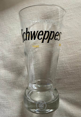 Verre publicitaire schweppes - verre,