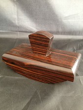 Buvard de bureau en ébène de