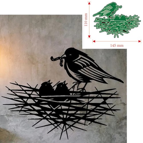 Mother bird feeding babies - bird,