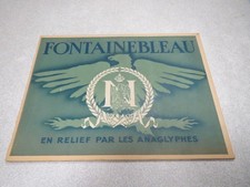 FONTAINEBLEAU EN RELIEF PAR LES ANAGLYPHES 3D images + SANS LUNETTE *