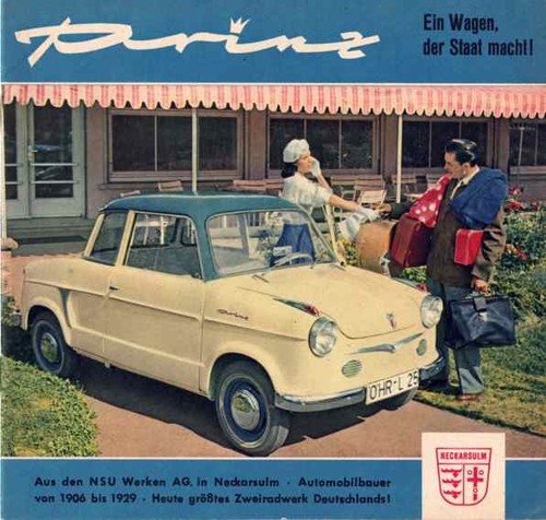 Catalogue brochure nsu prinz - brochure,