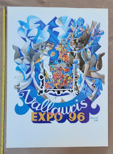 Affiche jean derval - , vallauris